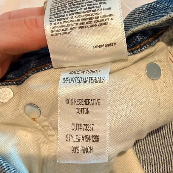 Agolde 90s high rise pinch waist - like new - Picture 7 of 12